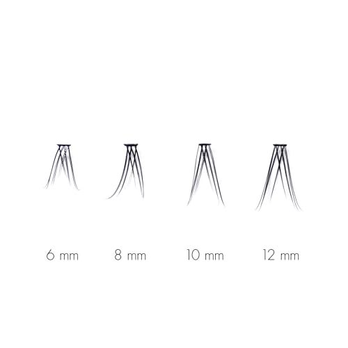 SWEED No LashLash False Eyelashes Tapered Natural Lightweight Vegan CrueltyFree Clean Beauty 6mm 8mm 10mm 12mm - Image 3