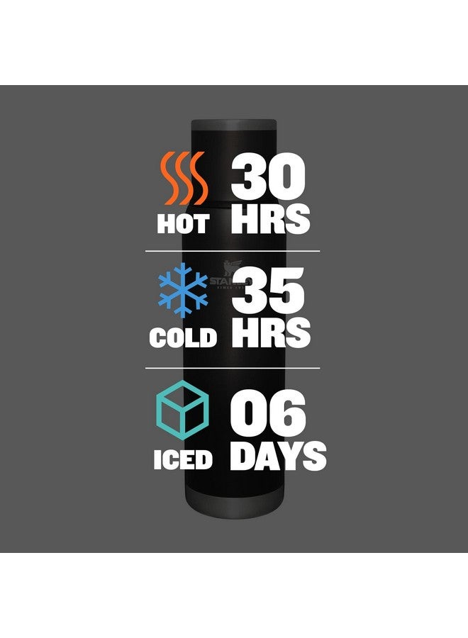 Stanley Adventure-To-Go Vacuum Bottle 1.4 qt | Wide Mouth with Leakproof Cup Lid | Keep Drinks Hot or Cold | Packable for Travel | Insulated Stainless Steel Thermos | BPA-Free | Charcoal Glow - Image 5