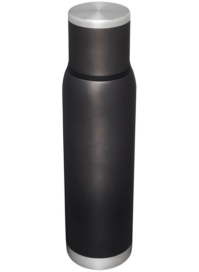 Stanley Adventure-To-Go Vacuum Bottle 1.4 qt | Wide Mouth with Leakproof Cup Lid | Keep Drinks Hot or Cold | Packable for Travel | Insulated Stainless Steel Thermos | BPA-Free | Charcoal Glow - Image 3