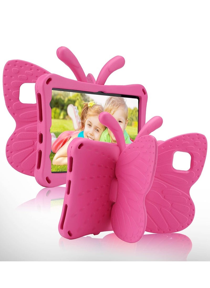SmartGrist iPad 10 (10th Generation) Kids Case, iPad 10.9 (2022) Butterfly Case with Kickstand – Full-Body Drop Protective, Shockproof, Kid-Proof iPad Case (Rose) - Image 1