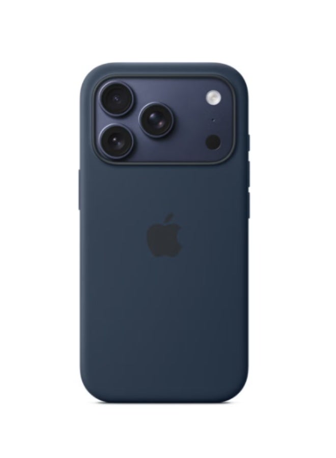 Silicone Case Cover iPhone 17 Pro Max  Midnight Blue - Image 3
