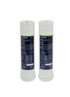 EcoPure ECOROF Reverse Osmosis Under Sink Replacement Water Filter(Fits ONLY - EcoPure ECOP30 Reverse Osmosis System and Kenmore Reverse Osmosis Systems 42-38156 & 42-38556 ) 6-Month Life (Pack of 2)