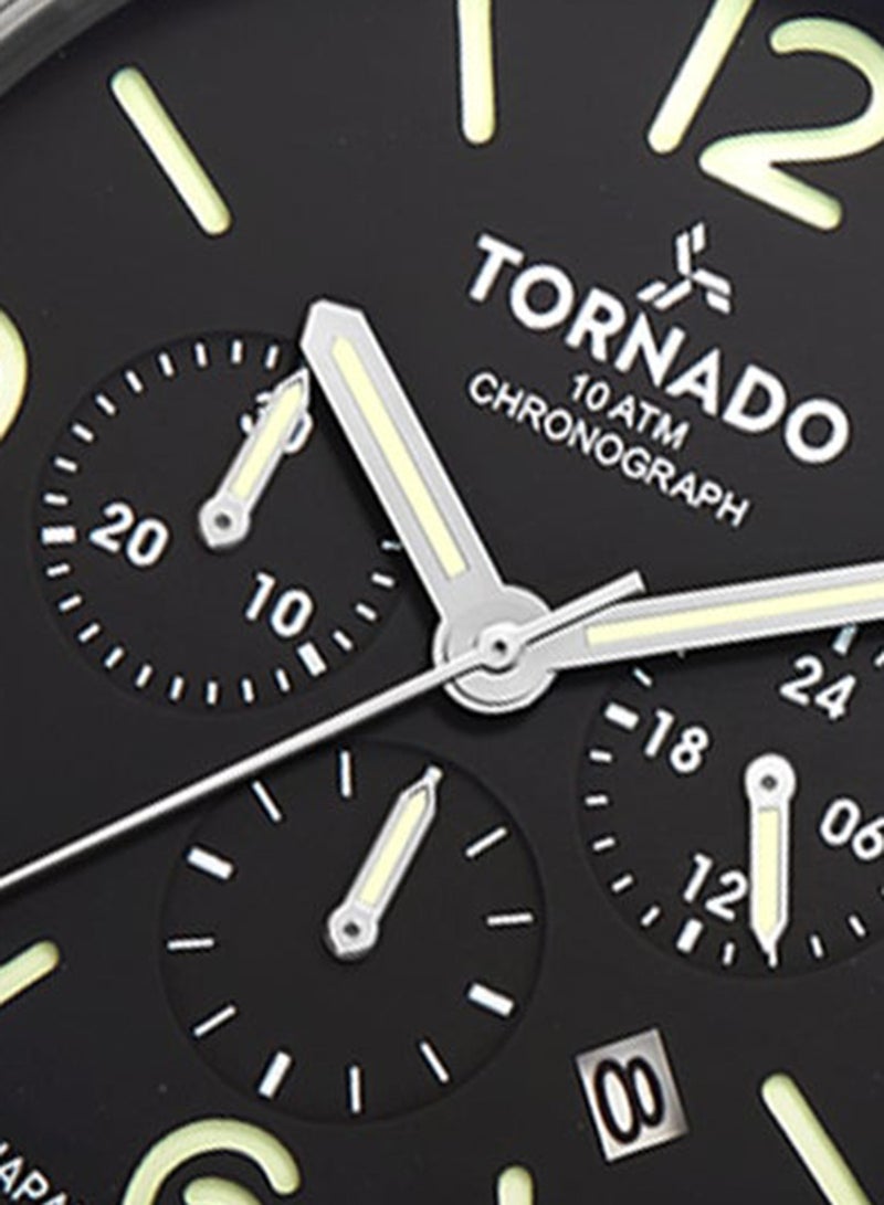 TORNADO Men's High Quality Flexible And Durable Silicone Chronograph Watch T9102-XSHB - 43mm mm - Image 4