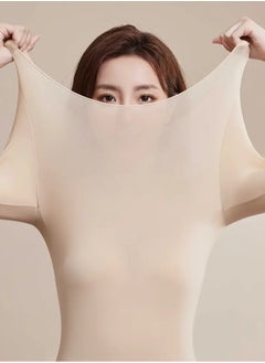 Generic Seamless Thermal Underwear Set for Women - Ultra-Soft, High Stretch, Anti-Static Base Layer with Long Sleeve Crew Neck Top & Pants  - Image 4