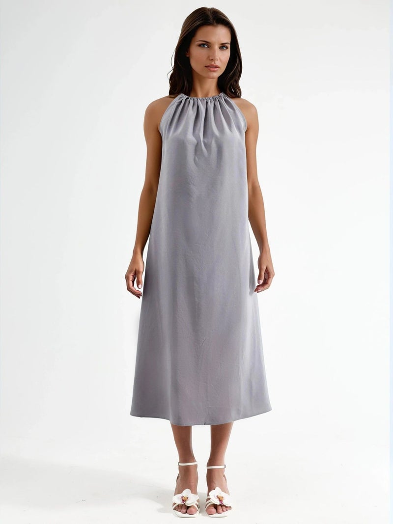 BUSEM Halter Neck Midi Dress - Image 5