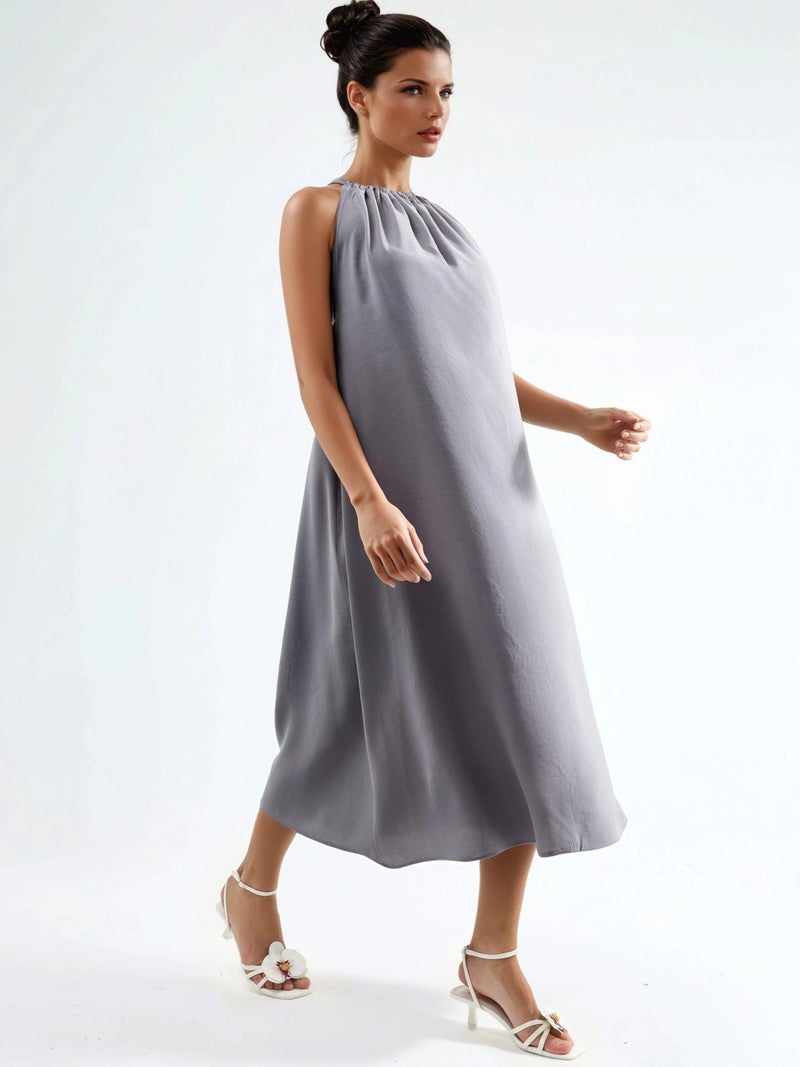 BUSEM Halter Neck Midi Dress - Image 1