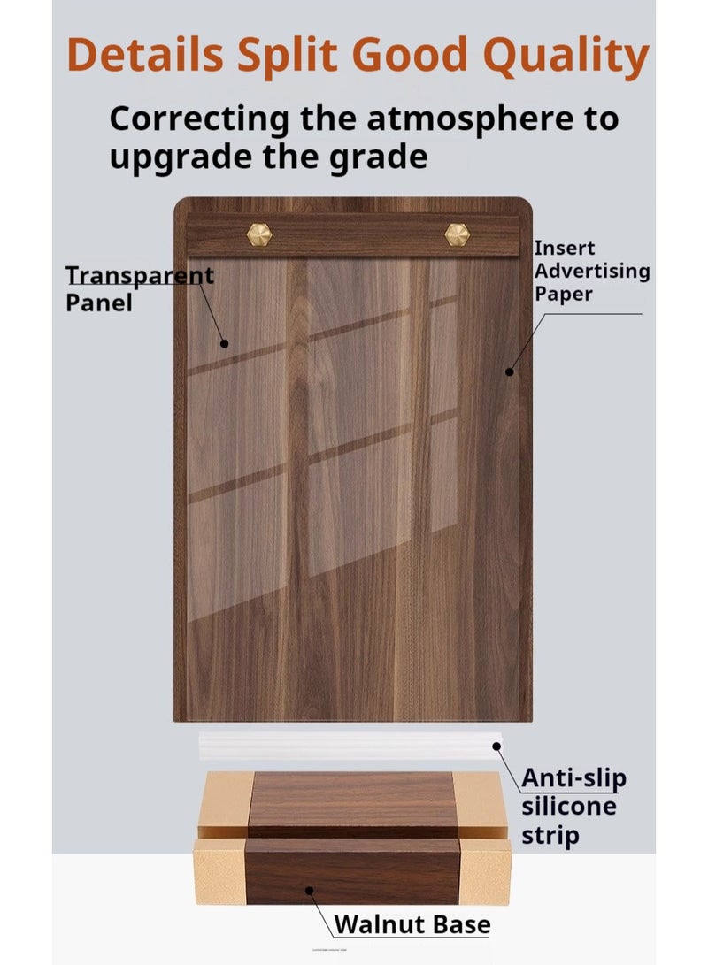 Acrylic Certificate Display Stand Organize Photo Frames Document Holder for Organize Photo Frames(Vertical Style)