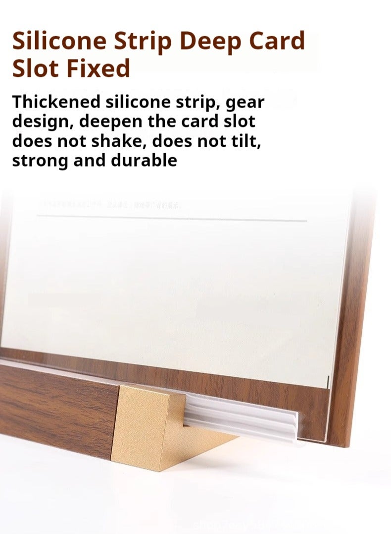 Acrylic Certificate Display Stand Organize Photo Frames Document Holder for Organize Photo Frames(Vertical Style)