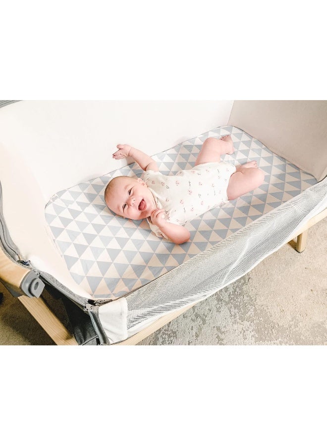 BaeBae Goods Bassinet Bed Sheets – Premium Bassinet Fitted Sheet for Halo, Mika Micky, Maxi COSI & Others - 4 Pack 100% Jersey Knit - Bassinet Bedding for Standard Size Oval or Halo Bassinet Pads for Boys & Girls - Image 3