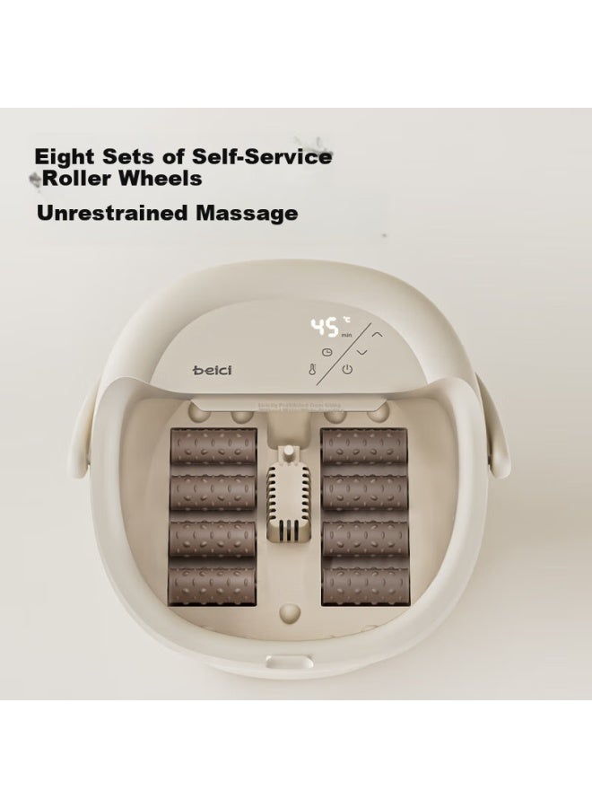 Beici Foot Spa Tub Electric Heating Massage Foot Bath Tub Constant Temperature Antibacterial Intelligent Gift For Elderly Family Birthday Holiday C1 Antibacterial Model - Image 4