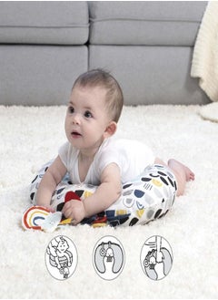 Boppy Tummy Time Prop, Black and White Modern Rainbows with Teething Toys, A Smaller Size for Comfortable Tummy Time, Attached Toys Encourage Neck and Shoulder Strength Building - pzsku/ZC17202B324D2708934F0Z/45/_/1686567762/3863ffe4-e5ff-4d65-be81-1acf33c4c97a