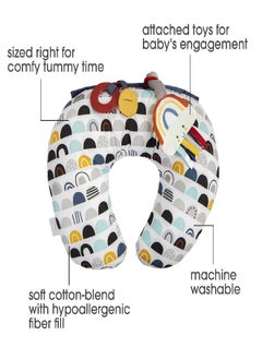 Boppy Tummy Time Prop, Black and White Modern Rainbows with Teething Toys, A Smaller Size for Comfortable Tummy Time, Attached Toys Encourage Neck and Shoulder Strength Building - pzsku/ZC17202B324D2708934F0Z/45/_/1686567767/20e5f2a2-42d9-4e8d-a5fa-51117af76264