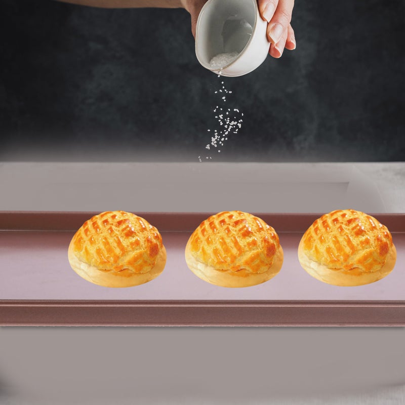 🍳 طقم قالب خبز مستطيل للقهوة 2 قطع من فولاذ كربوني غير لاصق ومتعدد الاستخدامات - Image 3