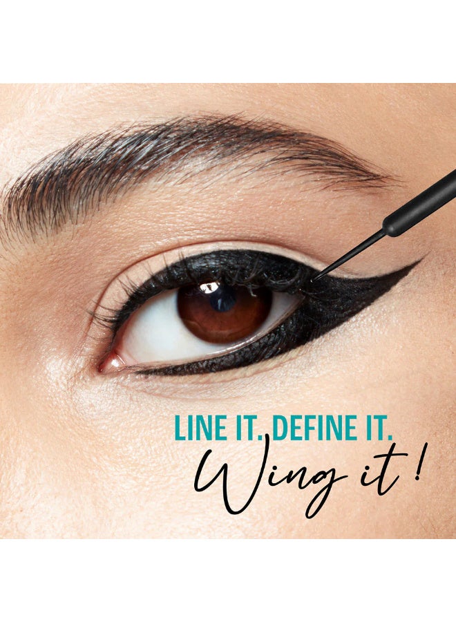 LAKME Liquid Eye Liner, Black  Long Lasting Matte Waterproof Liner  Smudge Proof  Transfer Proof Eye Makeup for 24 hrs  4.5 ml - Image 4