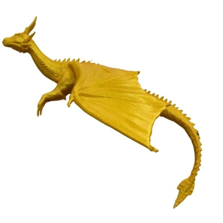 QUANTUM LEGENDS Set of 3 Flying Dragon 3D Wall Art Wall Decor Wall Hangings Dragon Items for Living Room Dining Room Perfect for Dragon Lovers Gold - Image 5