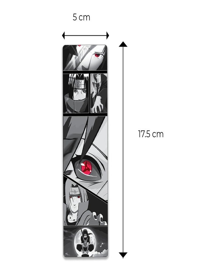 OneOclock Naruto Anime Bookmarks Pack of 5 Decorative Bookmarks - Best Anime Gift for Readers, Book Enthusiast & Friends I Anime Fans I Stationery Items, Pain | Itachi | Obito | RINNEGAN (Naruto) - Image 3