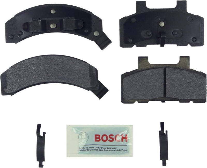 BOSCH BE215H Blue Semi-Metallic Disc Brake Pad Set With Hardware - Front - Image 1