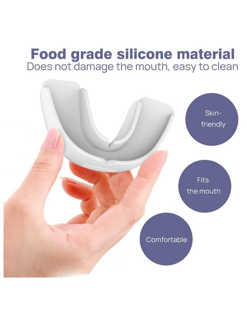 Multifunctional Silicone Braces, Anti-snoring Device, Night Clenching Guard, Portable Anti-grinding Braces, Night Sleep Aid to Stop Snoring, Prevent Teeth Grinding Disorder and Clenching - Image 5