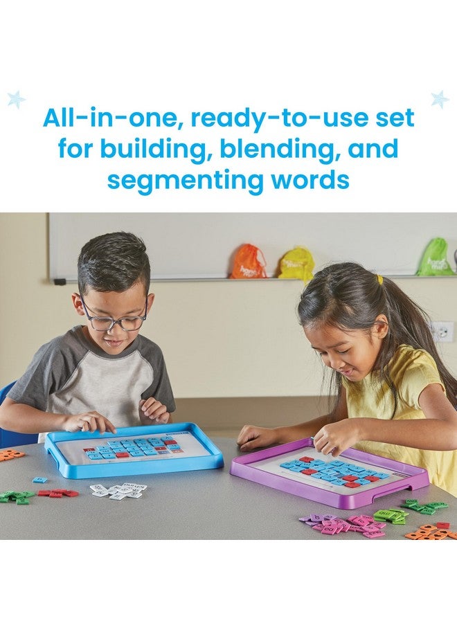 hand2mind hand2mind Advancing Phonics Word Work Small Group Set, Magnetic Letter Tiles, Magnetic Letter Trays, Kindergarten Phonics Manipulatives, Phonemic Awareness, Science of Reading Classroom Materials  - Image 4