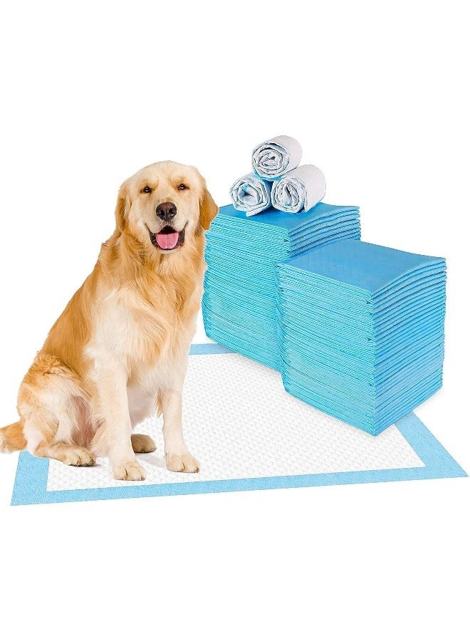 موموبير وسادات تدريب الجراء من Mumoo Bear، مقاس 90 × 60 سم، وسادات فائقة الامتصاص للكلاب للاستخدام مرة واحدة، وسادات مانعة للتسرب للحيوانات الأليفة، وسادات التبول للكلاب المصابة بسلس البول للاستخدام في المرحاض والتدريب - عبوة من 25 قطعة - Image 1
