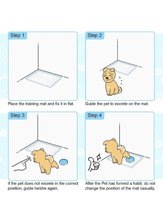 موموبير وسادات تدريب الجراء من Mumoo Bear، مقاس 90 × 60 سم، وسادات فائقة الامتصاص للكلاب للاستخدام مرة واحدة، وسادات مانعة للتسرب للحيوانات الأليفة، وسادات التبول للكلاب المصابة بسلس البول للاستخدام في المرحاض والتدريب - عبوة من 25 قطعة - Image 2
