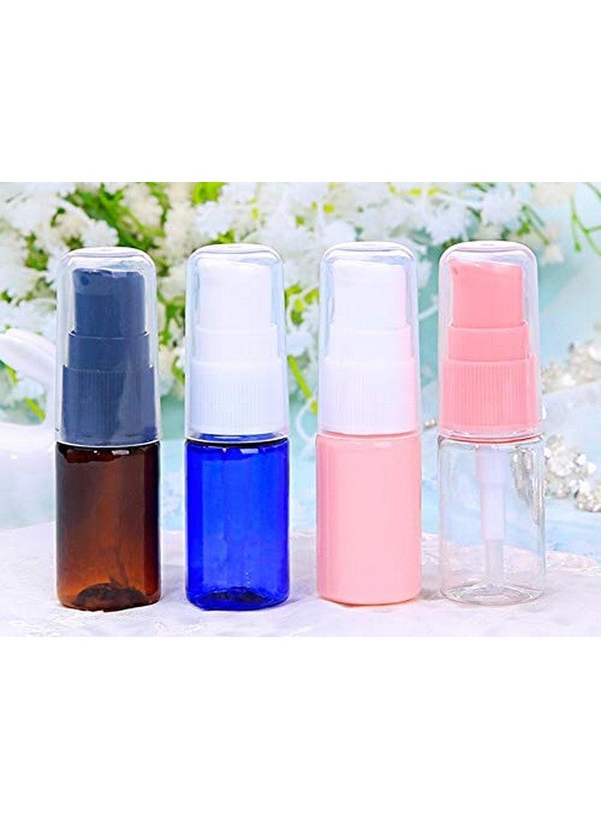 tupwel 12Pcs 10Ml 0.34Oz Bpa Free Blue Plastic Empty Pump Press Bottles Jar Tube Containers For Makeup Foundations Cosmetic Serums Skin Care Lotion Cream Liquid Toiletries Essential Oils - Image 3