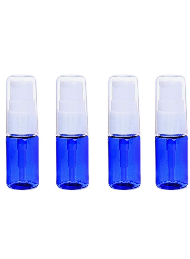 tupwel 12Pcs 10Ml 0.34Oz Bpa Free Blue Plastic Empty Pump Press Bottles Jar Tube Containers For Makeup Foundations Cosmetic Serums Skin Care Lotion Cream Liquid Toiletries Essential Oils - Image 1