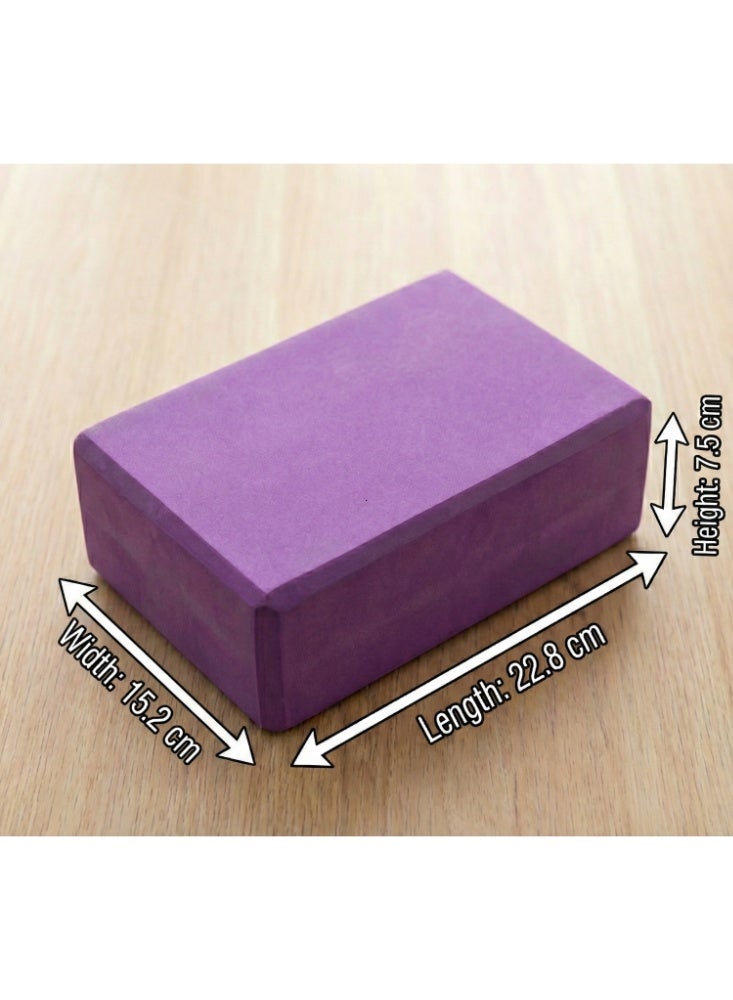 كرة يوغا صغيرة مقاس 25 سم ومجموعة كتل يوغا EVA مقاس 200 جم - كرة بيلاتيس PVC مقاومة للانفجار لتقوية قاع الحوض واستعادة اللياقة بعد الولادة - كتلة رغوية خفيفة الوزن عالية الكثافة لتوفير الثبات والتمدد (تشمل مضخة) - Image 4