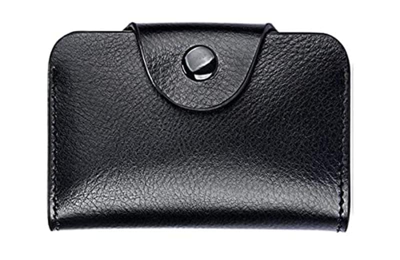 Stealodeal Black Leather RFID Blocking Wallet 15 Slot Card Holder for Men & Women - Image 4