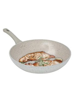 Rocky Rocky Creamy Color Granite Frying Pan 30cm  - Image 1