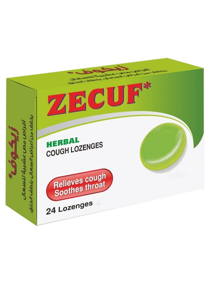 Zecuf Herbal Cough Lozenges Orange 24'S - Image 1