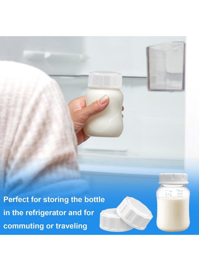 PEUTIER 6pcs Travel Bottle Caps for Avent, Baby Bottle Caps Bottle Lids Replacement Baby Bottle Lids Compatible with Avent Wide-Mouth Bottles  - Image 4