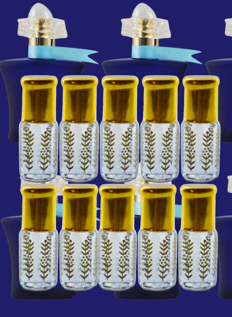 10 Pieces Blue Lady Essential Oil For Women Original Clear 3 Ml