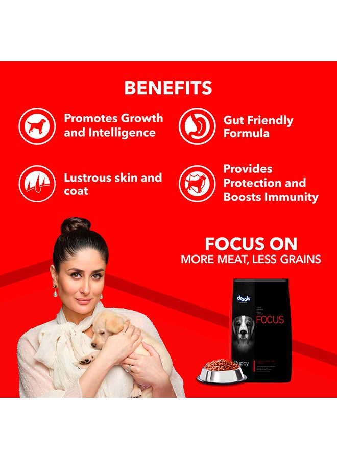 Drools Focus Premiun Puppy Dry Dog Food  Real Chicken 1.2Kg - Image 2