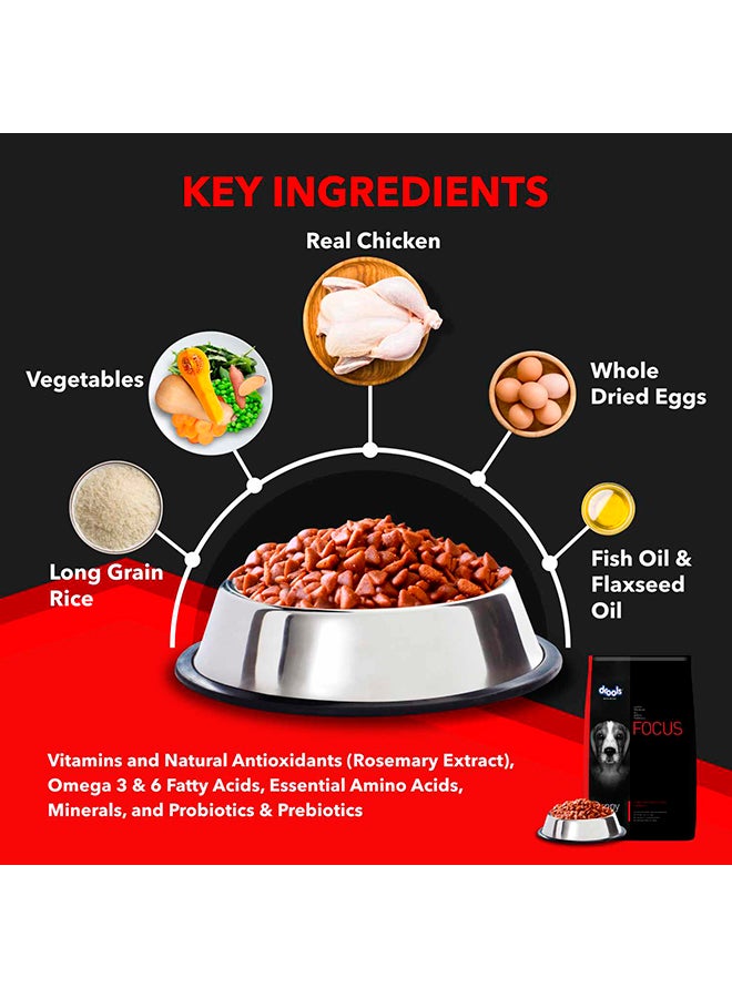 Drools Focus Premiun Puppy Dry Dog Food  Real Chicken 1.2Kg - Image 4
