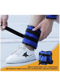 Spall Ankle And Wrist Weight Fully Adjustable Strap For Women Men Kids Weighted Ankle Fitness Workout Walking Running Jogging Exercise Gym  - Image 2