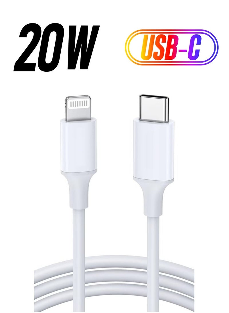JAJEEK iPhone Charger Cable [MFi Certified] USB C to Lightning Cable, Fast Charging Power Delivery PD 20W for iPhone 14/14 Pro/14 Plus/14 Pro Max, iPad Pro, iPhone 8-13 All Series - Image 1