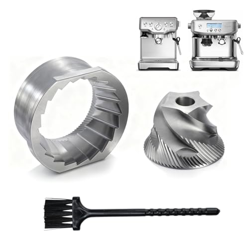 TZona Conical Grinder Burr Set Replacement Breville Coffee Grinder Burr(Pre 1926 Pdc), Fit Breville Espresso Grinder Bes980/870/875/876/878 Espresso Machine Burr Part, 5 Star Shape, Durable Stainless Steel - Image 1