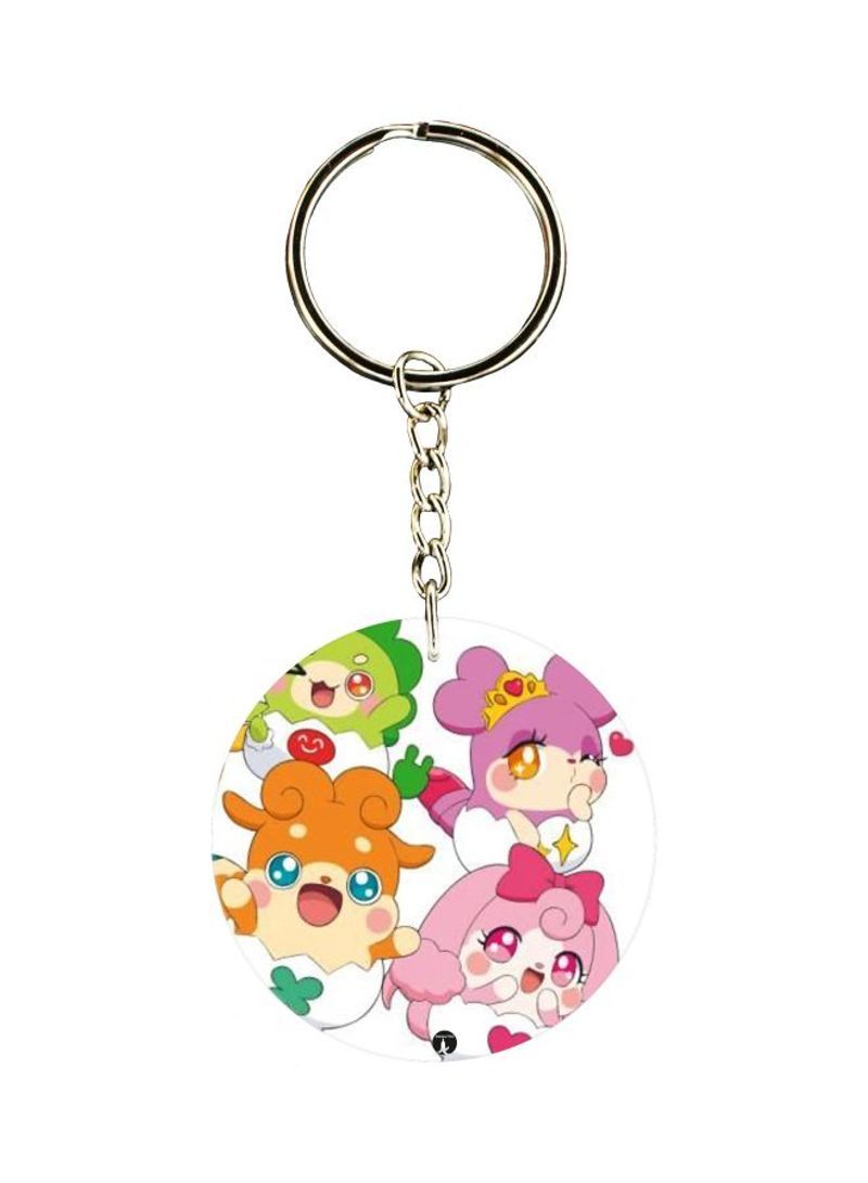Cartoon Printed Keychain