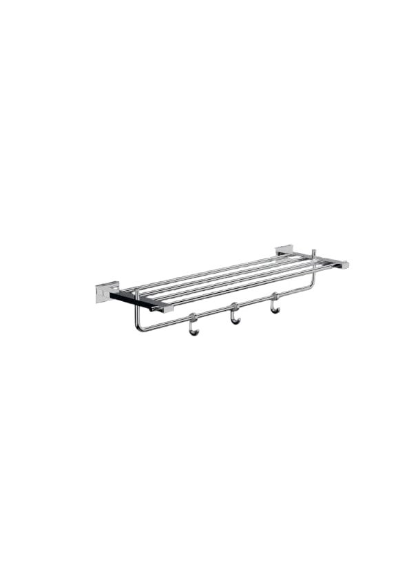 cordial - Cordial Towel Rack - 24 Inches, Premium Grade Stainless Steel Foldable Towel Holder/Towel Rack/Towel Stand, Bathroom and Kitchen Accessories (Crome) - Image 1
