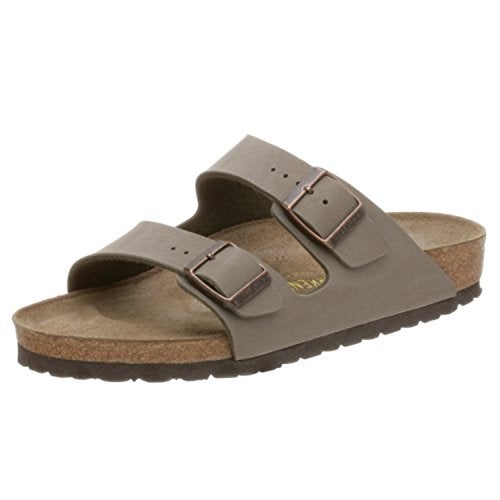 Birkenstock Unisex Arizona Sandal,Stone Birkibuc,38 M EU - Image 1