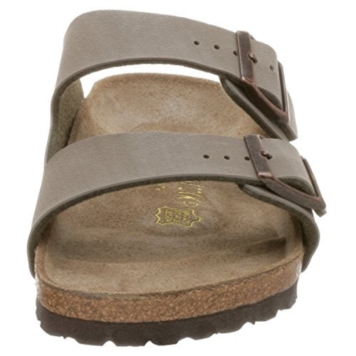 Birkenstock Unisex Arizona Sandal,Stone Birkibuc,38 M EU - Image 2