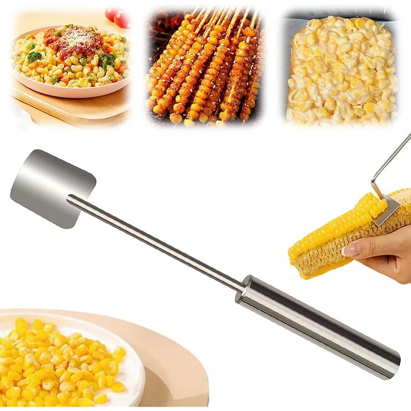 Fauppt Corn Peeler Corn Peeler for Corn on The Cob,2024 Upgraded Corn Peeler Corn Cob Stripper Cutter Remover,Corn Peeler on The Cob Holders for Women Home Kitchen Dining Enthusiasts Gadget Indoor (1PCS) - Image 1