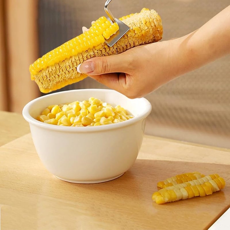 Fauppt Corn Peeler Corn Peeler for Corn on The Cob,2024 Upgraded Corn Peeler Corn Cob Stripper Cutter Remover,Corn Peeler on The Cob Holders for Women Home Kitchen Dining Enthusiasts Gadget Indoor (1PCS) - Image 2