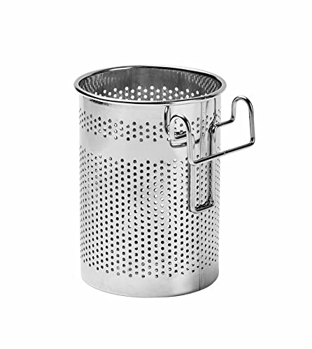 HOME&I Silverware Drying Basket, Hanging Utensil Holder for Dish Rack, Very Small Stainless Steel 304 Cutlery Caddy for Kitchen Sink & Countertop (Round) - Image 1