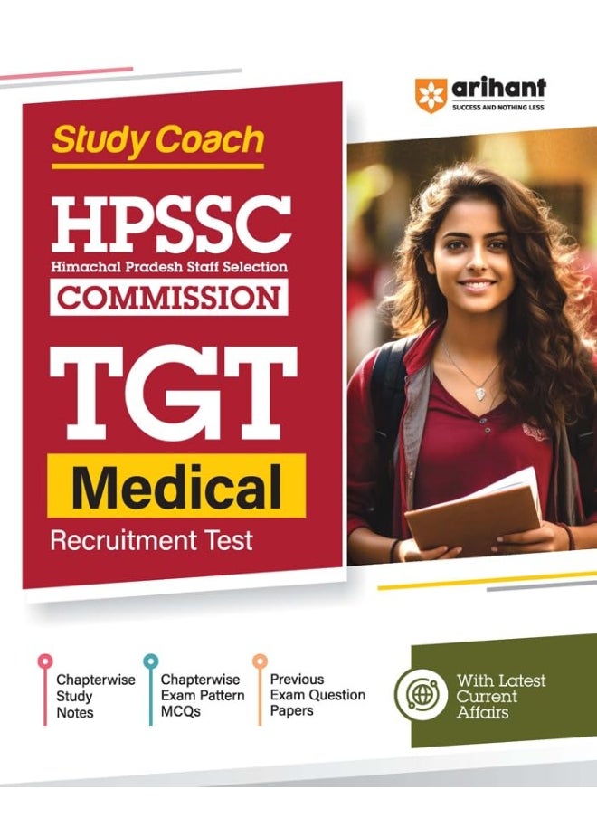 Arihant Study Coach HPSSC ( Himachal Pradesh Staff Selection Commission) TGT Medical Exam Guide  - Image 1