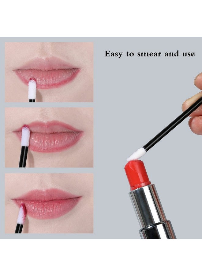 Bcowos Lip Applicators Disposable 400 Pcs Black Disposable Lip Wands Lip Brushes Disposable For Lipstick, Lip Gloss, Lip Balm Disposable Makeup Applicator Kit - Image 5