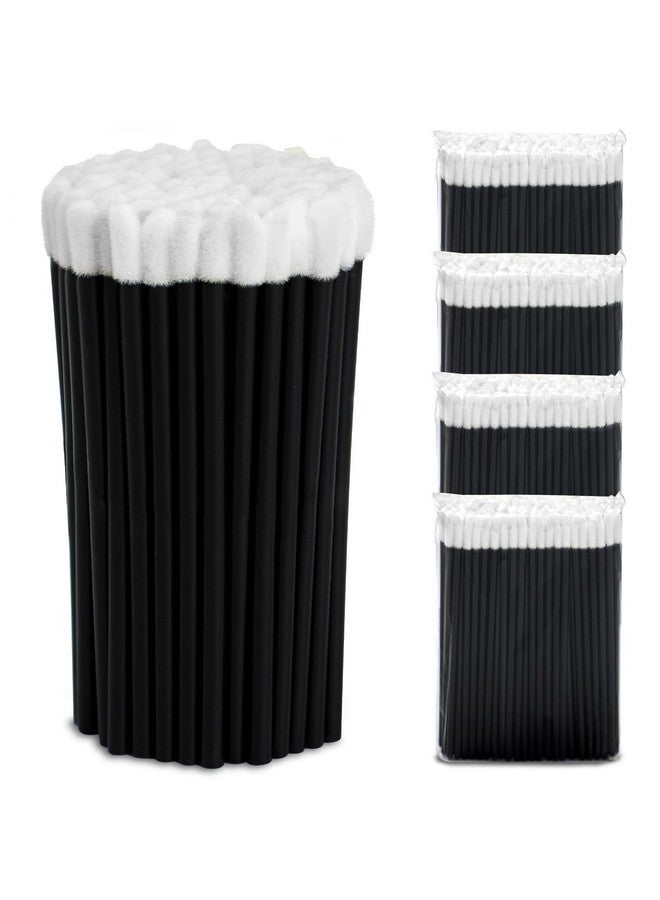 Bcowos Lip Applicators Disposable 400 Pcs Black Disposable Lip Wands Lip Brushes Disposable For Lipstick, Lip Gloss, Lip Balm Disposable Makeup Applicator Kit - Image 1