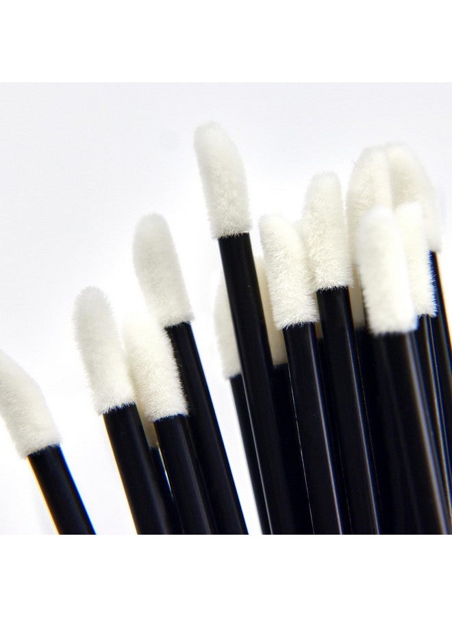 Bcowos Lip Applicators Disposable 400 Pcs Black Disposable Lip Wands Lip Brushes Disposable For Lipstick, Lip Gloss, Lip Balm Disposable Makeup Applicator Kit - Image 2