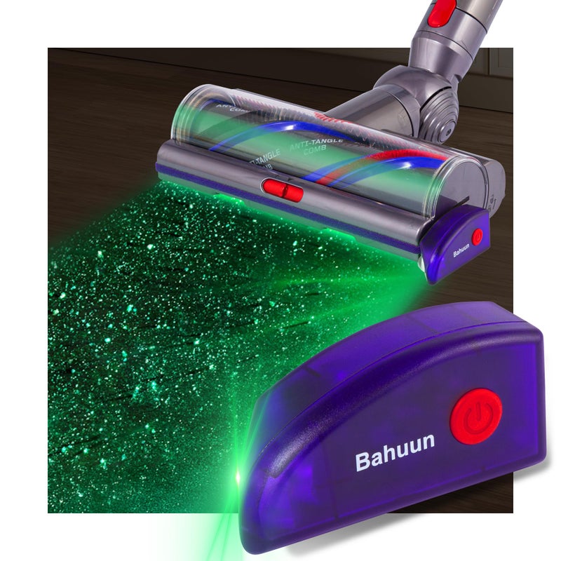 Bahuun Vacuum Cleaner Dust Display LED, Compatible with Dyson & All Vacuum Cleaners,Reveal Microscopic Dust & Illuminate Invisible Pet,Cat,Dog Fur,Vacuum Accessories Upgrade Vacuum Attachment (Purple) - Image 1